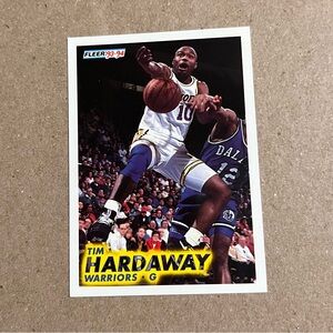 1993-94 Fleer - Tim Hardaway #67 Golden State Warriors Basketball Card